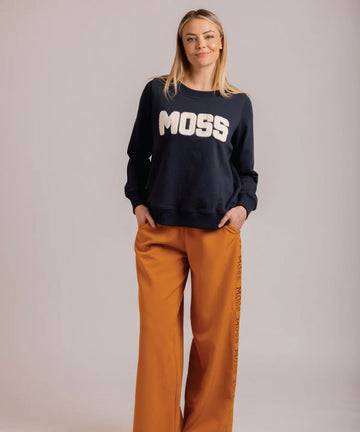 Mi Moso Moss logo Sweat - Navy